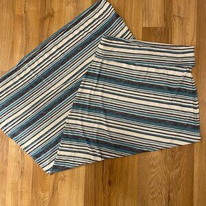 Max Studio Beachy Striped Maxi Skirt: SM